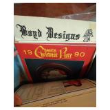Box of Crosstitch Patterns, Kits, Christmas Patterns, & Aida Cloth