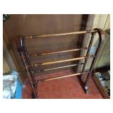 Nice Wooden Quilt Rack