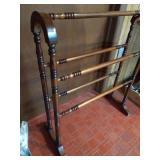 Nice Wooden Quilt Rack