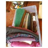 Large Bin of Corderoy & Brushed Fabrics- Large & Small Cuts