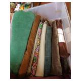 Large Bin of Corderoy & Brushed Fabrics- Large & Small Cuts