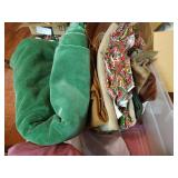 Large Bin of Corderoy & Brushed Fabrics- Large & Small Cuts