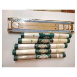 Five Rolls Charles Crafts Crosstitch Fabric w/ Needleworking Scroll Frame