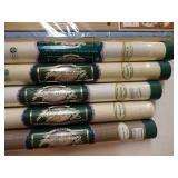 Five Rolls Charles Crafts Crosstitch Fabric w/ Needleworking Scroll Frame