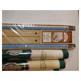 Five Rolls Charles Crafts Crosstitch Fabric w/ Needleworking Scroll Frame