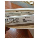 Bolt of Ivory & While Keepsake Calico Material