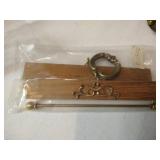 Scandinavian Vintage Tapestry/Bell Pull Hangers & Bells