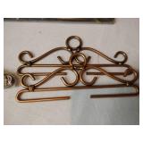 Vintage Metal Norwegian-Made Tapestry Hanging Sets