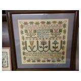 Three Framed Samplers