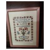 Three Framed Samplers