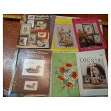 Lot of Nature Themed Needlepoint Patterns & Books