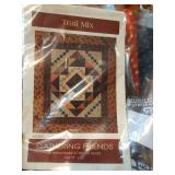 Large Lot Fall Themed Cotton Prints, Quilt Pieces/Blocks w/ a Few Patterns