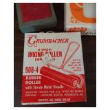 Vintage Lot: Hem Guide, Ink Roller & Electric Scissors