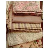 Eight Pieces Cotton Prints, 3-4 Yards Each