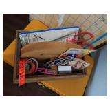 Folding Material Measuring Board, Threads, Notions, Etc