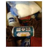 Box of Wool Skeins of Yarn