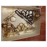 Brass Bells, Tapestry Hangers, Etc