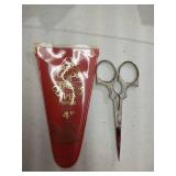 Vintage Tres Claveles, Spain Embroidery Scissors