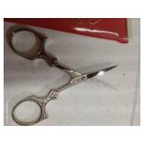 Vintage Tres Claveles, Spain Embroidery Scissors