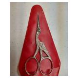 Vintage Stork Tres Claveles, Spain Embroidery Scissors