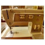 Singer Touch n Sew  700 series w/ Original Desk, Books, Bobbins, Cams, Extra Foot, Etc