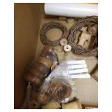 Craft Bin- Floral Foam, Styrofoam Balls, Wood Boxes, Spools, Etc