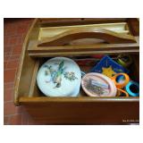 Vintage Sewing Box w/ Notions