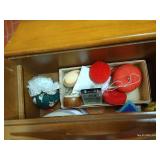 Vintage Sewing Box w/ Notions