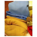 Bin of Polyester Garment Materials