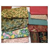 Nine Pieces of Cotton Fabrics, 2 Yards Each