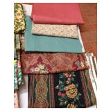 Nine Pieces of Cotton Fabrics, 2 Yards Each