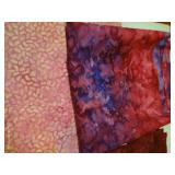 Six Pieces Cotton Fabrics, 2 Yards Each