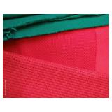 Red, Green & Grey Aida Cloth Lot