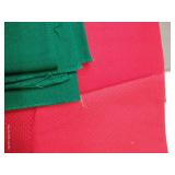 Red, Green & Grey Aida Cloth Lot