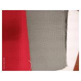 Red, Green & Grey Aida Cloth Lot