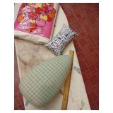 Large Ironing Board, Sewing Weights, Vintage Yard Stick, Etc