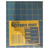 Rotary Cutting Mat with Olfa 45mm Rotary Cutter w/ Blades
