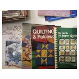 Lot of Quilting Magazines, Books & Patterns