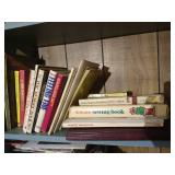 Shelf of Sewing Books