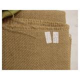 Two Jute Aida Cloth Pieces