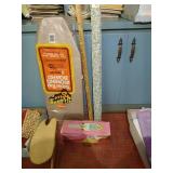 Vntg Yardsticks, Countertop Ironing Board, Steamer & Tailor Board