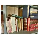 Shelf of Needlework Books & Albums of Collected Patterns & Resources