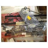 Box of Opened Partial Kits & Patterns w/ Scandinavian Tapestry Holders