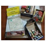 Rubber Stamps, Scissors, Crushed Velvet Crafting Kit, Paints, Etc