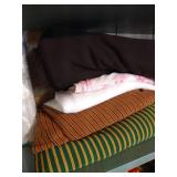 Two Shelves Vintage Knit Garment Fabrics & T-Shirt Kits