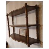 Wood Shelf w/ Sampler