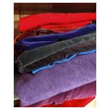 Lot of Velveteen & Velour Fabrics