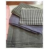 Small Lot of Gingham Fabrics