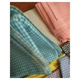 Small Lot of Gingham Fabrics