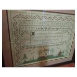 Two Beautifully Framed Samplers